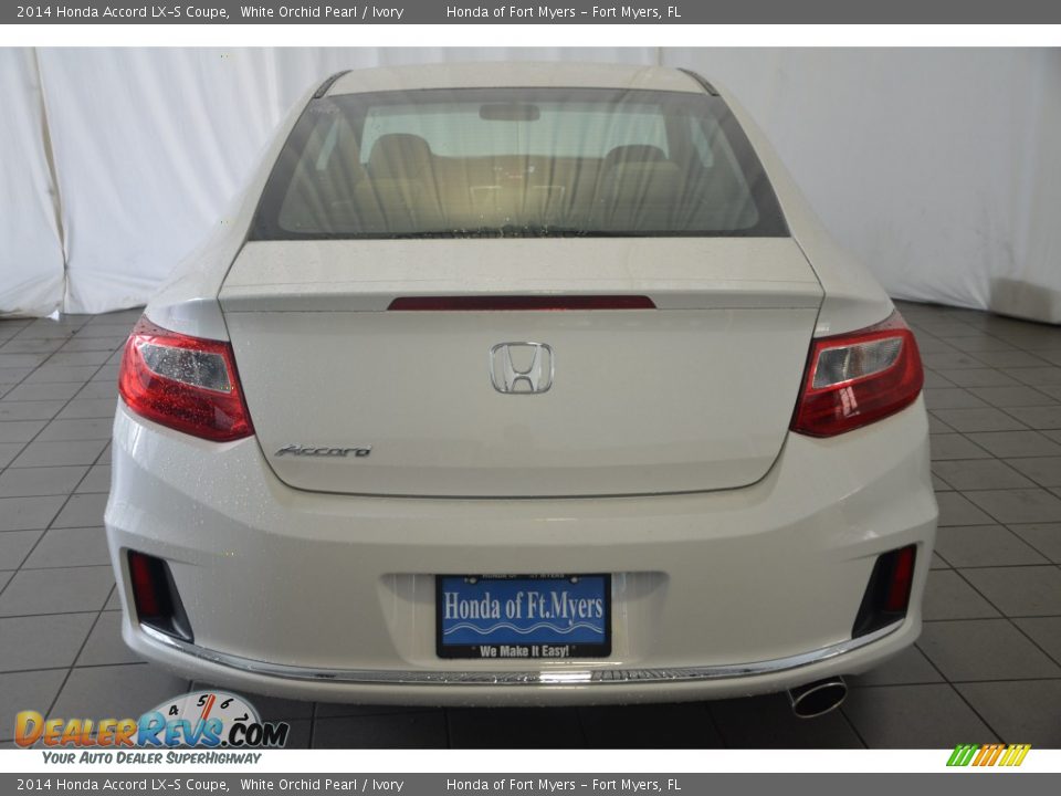 2014 Honda Accord LX-S Coupe White Orchid Pearl / Ivory Photo #6