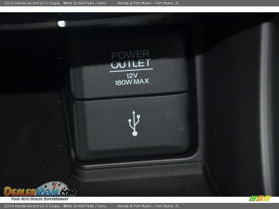 2014 Honda Accord LX-S Coupe White Orchid Pearl / Ivory Photo #12