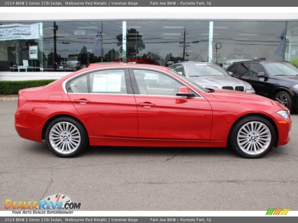 Melbourne Red Metallic 2014 BMW 3 Series 328i Sedan Photo #2