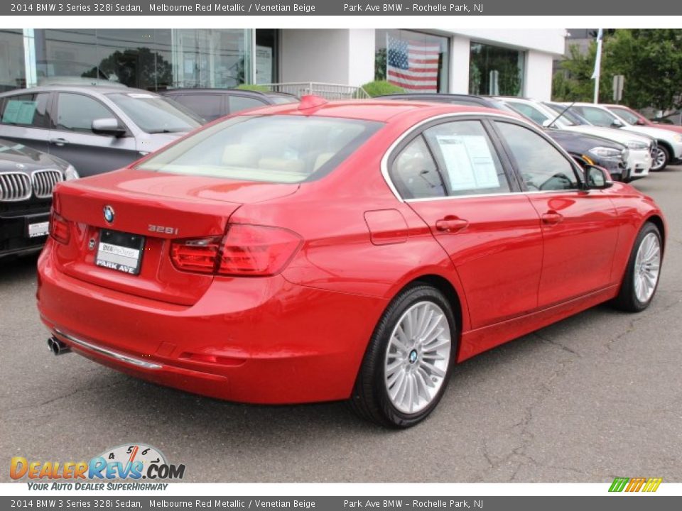 2014 BMW 3 Series 328i Sedan Melbourne Red Metallic / Venetian Beige Photo #3