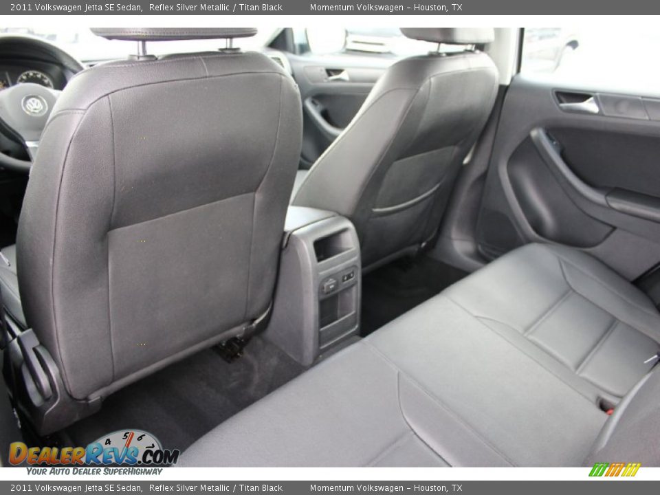 2011 Volkswagen Jetta SE Sedan Reflex Silver Metallic / Titan Black Photo #23