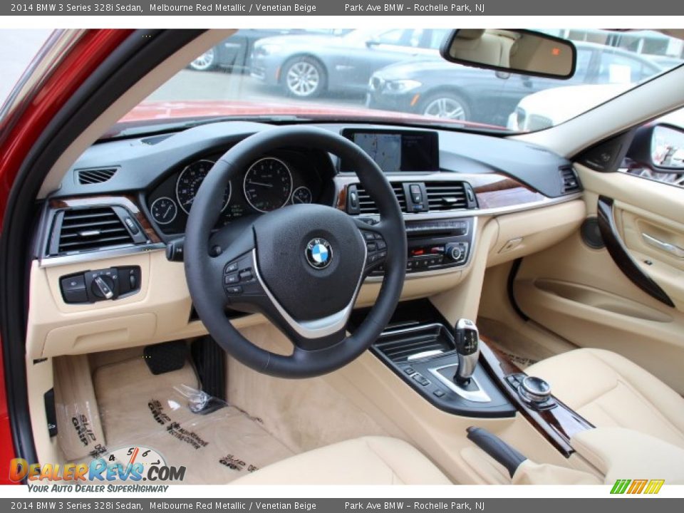 Venetian Beige Interior - 2014 BMW 3 Series 328i Sedan Photo #10