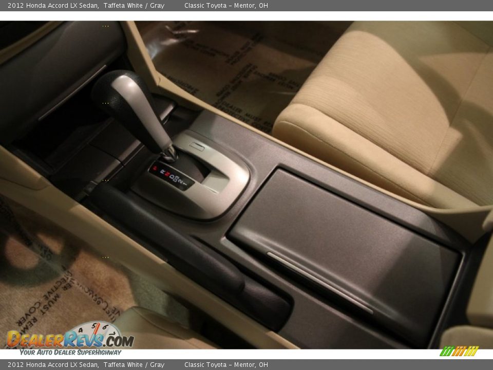 2012 Honda Accord LX Sedan Taffeta White / Gray Photo #11