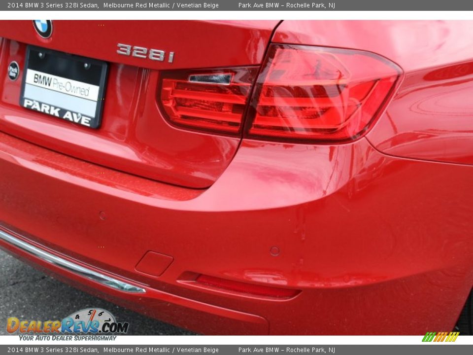 2014 BMW 3 Series 328i Sedan Melbourne Red Metallic / Venetian Beige Photo #22