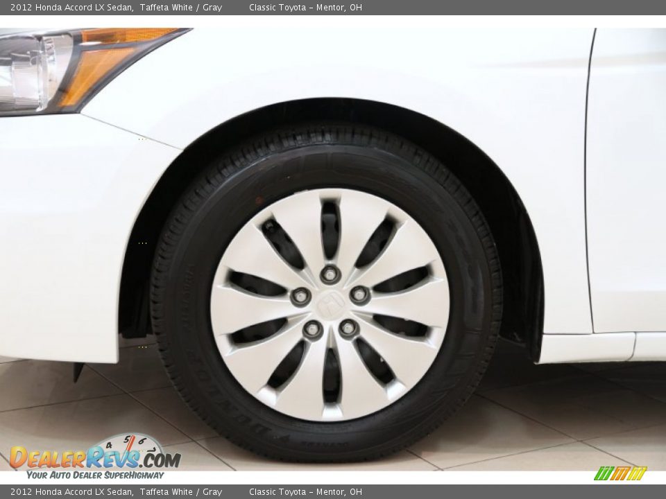 2012 Honda Accord LX Sedan Taffeta White / Gray Photo #18