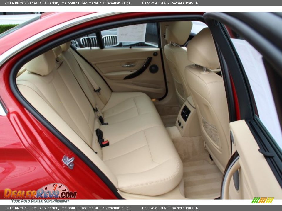 Rear Seat of 2014 BMW 3 Series 328i Sedan Photo #24