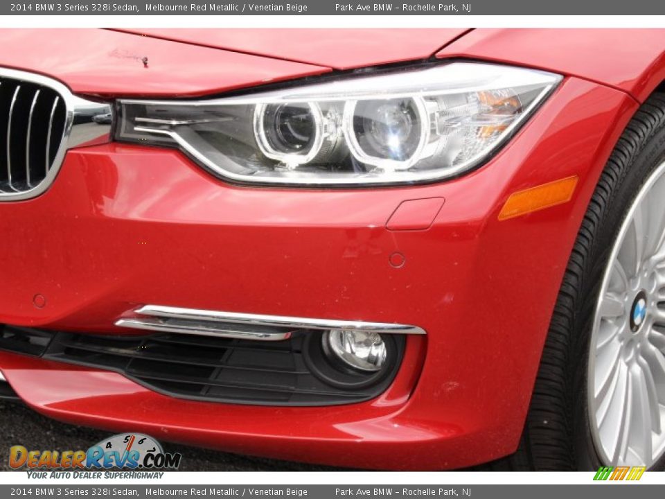 2014 BMW 3 Series 328i Sedan Melbourne Red Metallic / Venetian Beige Photo #30