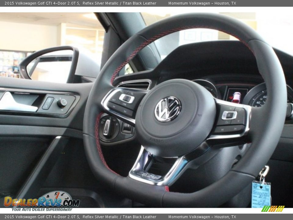 2015 Volkswagen Golf GTI 4-Door 2.0T S Steering Wheel Photo #20