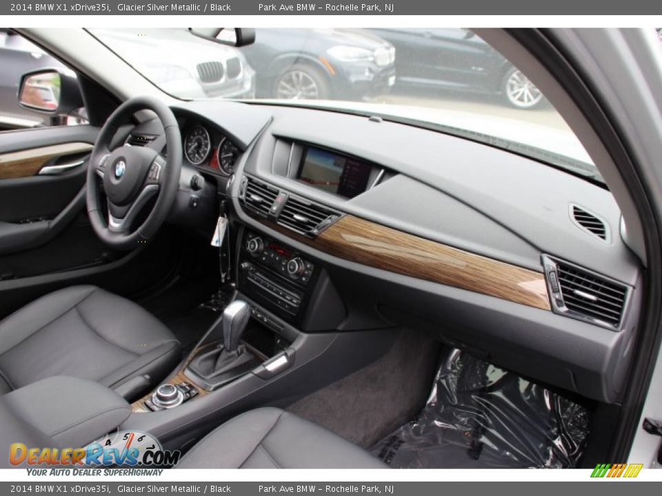 2014 BMW X1 xDrive35i Glacier Silver Metallic / Black Photo #26