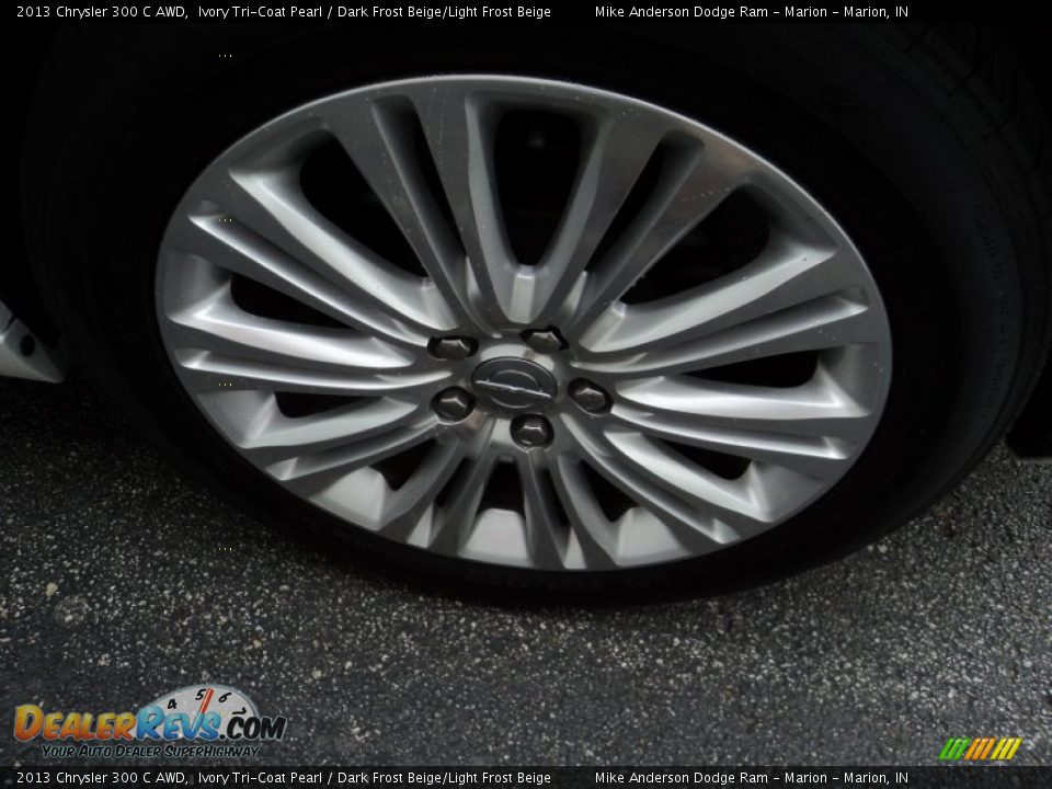 2013 Chrysler 300 C AWD Ivory Tri-Coat Pearl / Dark Frost Beige/Light Frost Beige Photo #10