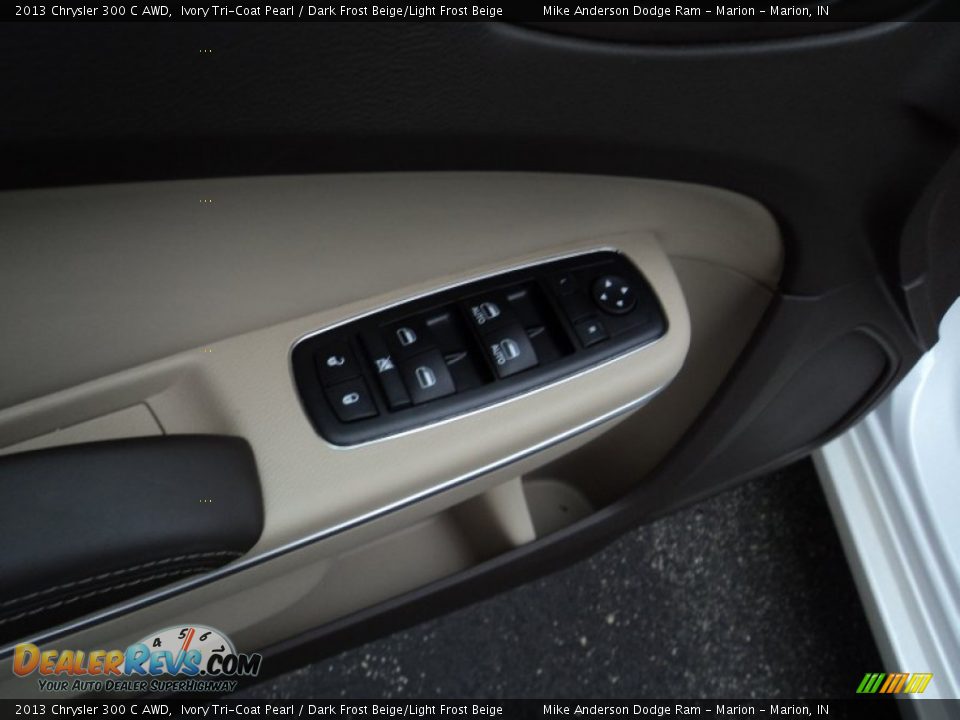 2013 Chrysler 300 C AWD Ivory Tri-Coat Pearl / Dark Frost Beige/Light Frost Beige Photo #11