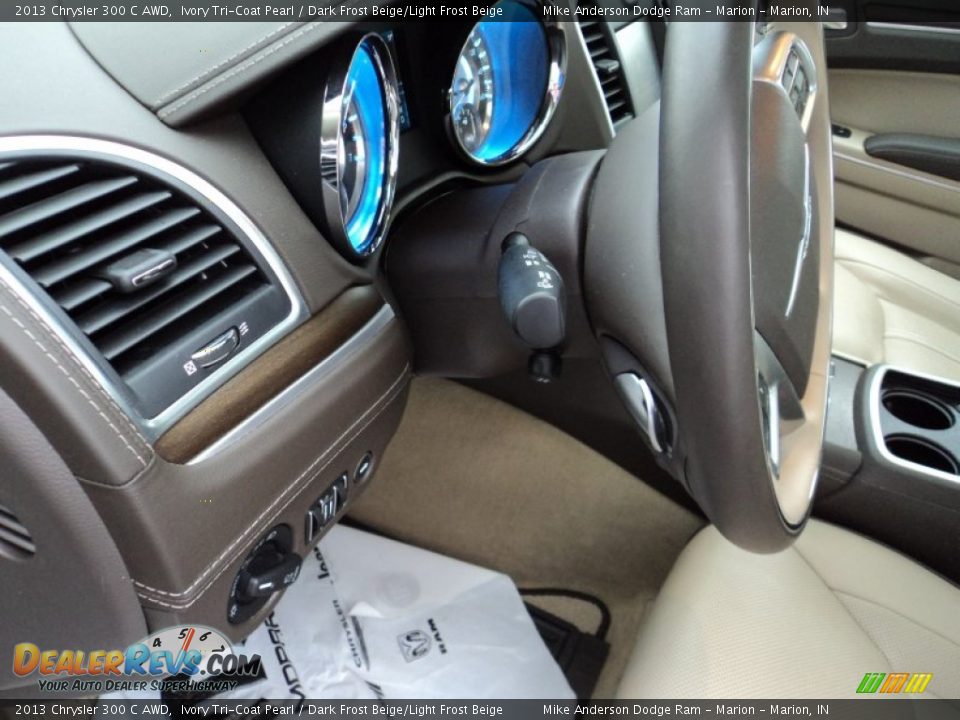 2013 Chrysler 300 C AWD Ivory Tri-Coat Pearl / Dark Frost Beige/Light Frost Beige Photo #12