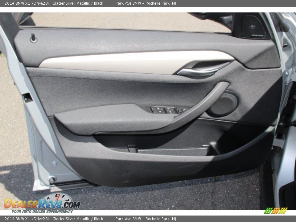 2014 BMW X1 xDrive28i Glacier Silver Metallic / Black Photo #9