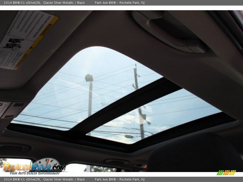 2014 BMW X1 xDrive28i Glacier Silver Metallic / Black Photo #13