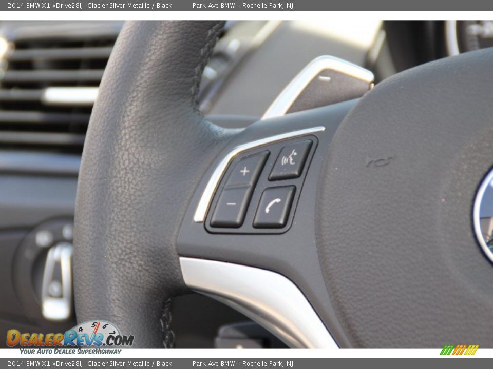 2014 BMW X1 xDrive28i Glacier Silver Metallic / Black Photo #18