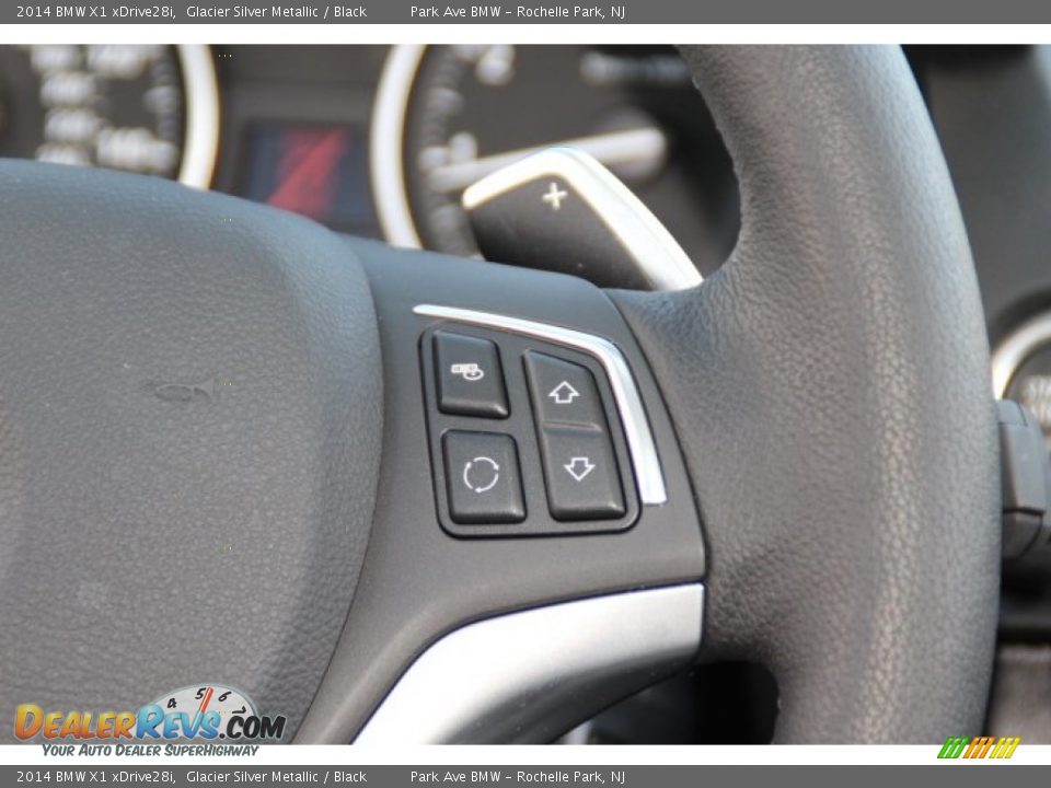 2014 BMW X1 xDrive28i Glacier Silver Metallic / Black Photo #19