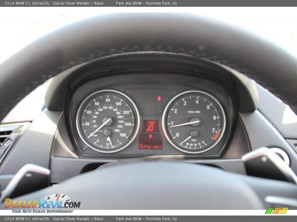 2014 BMW X1 xDrive28i Glacier Silver Metallic / Black Photo #20