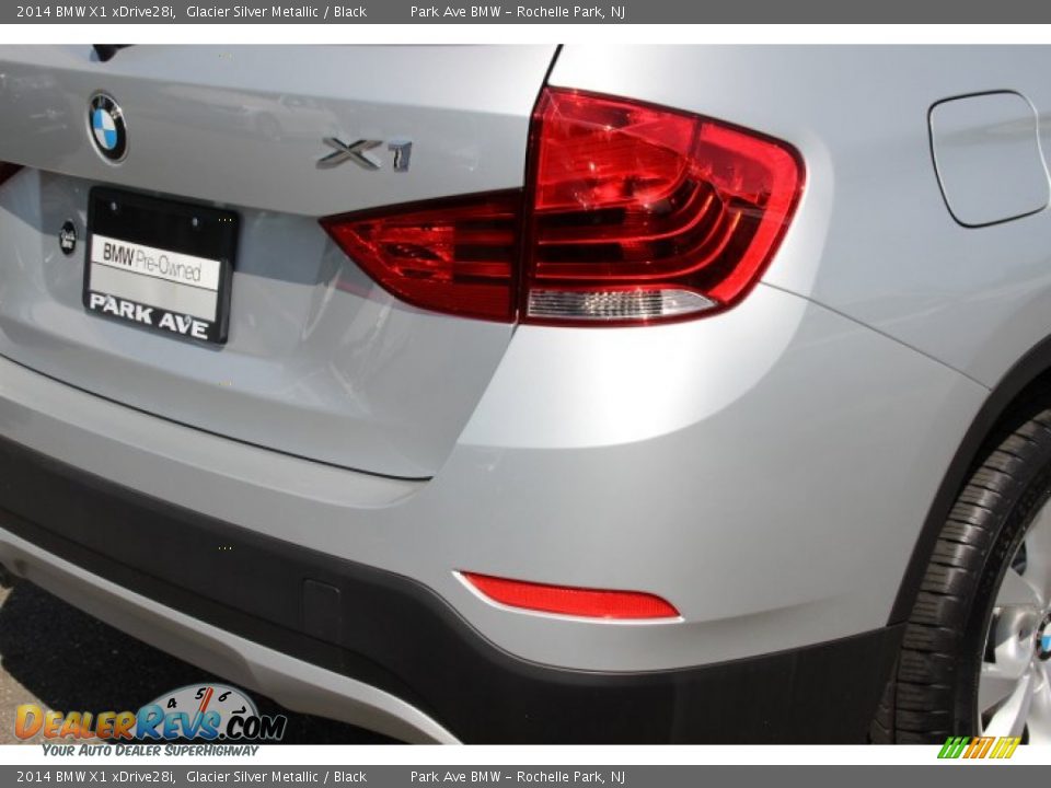 2014 BMW X1 xDrive28i Glacier Silver Metallic / Black Photo #22