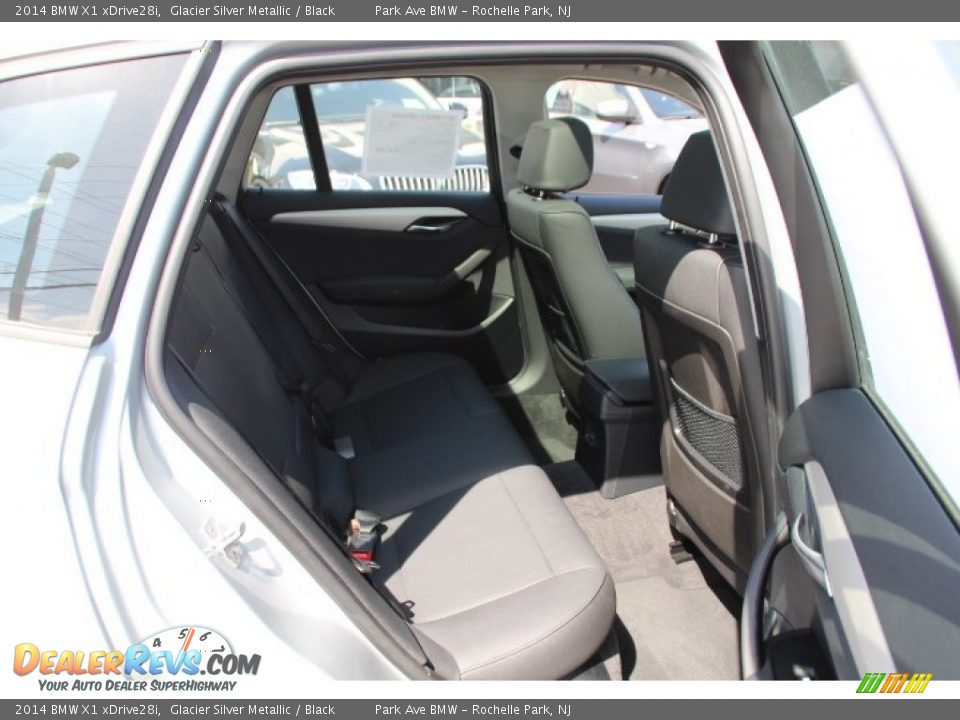 2014 BMW X1 xDrive28i Glacier Silver Metallic / Black Photo #24