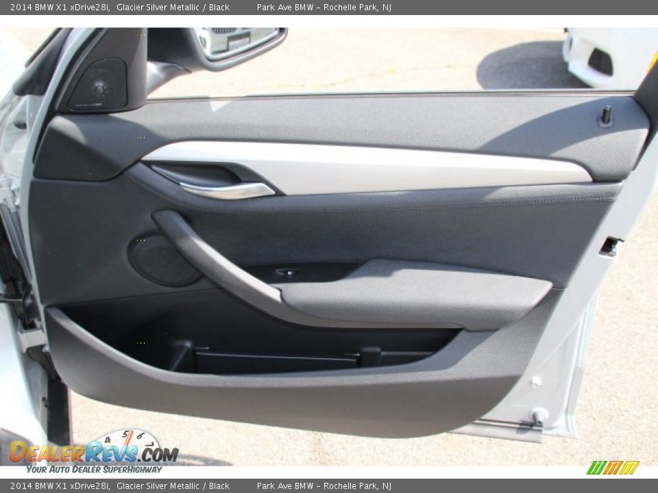 2014 BMW X1 xDrive28i Glacier Silver Metallic / Black Photo #25