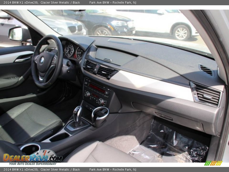 2014 BMW X1 xDrive28i Glacier Silver Metallic / Black Photo #26