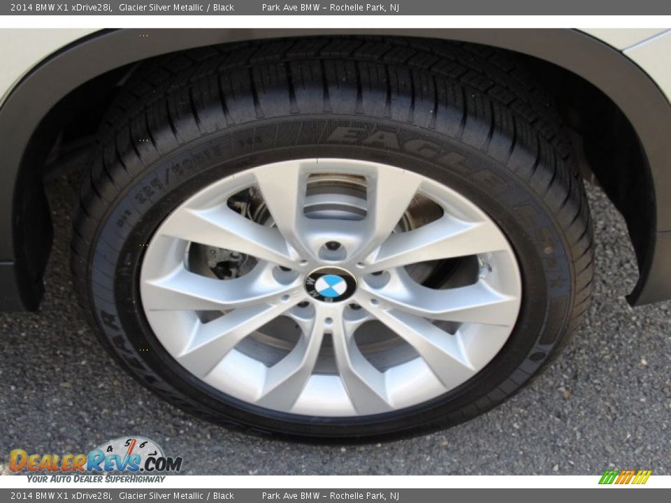 2014 BMW X1 xDrive28i Glacier Silver Metallic / Black Photo #32