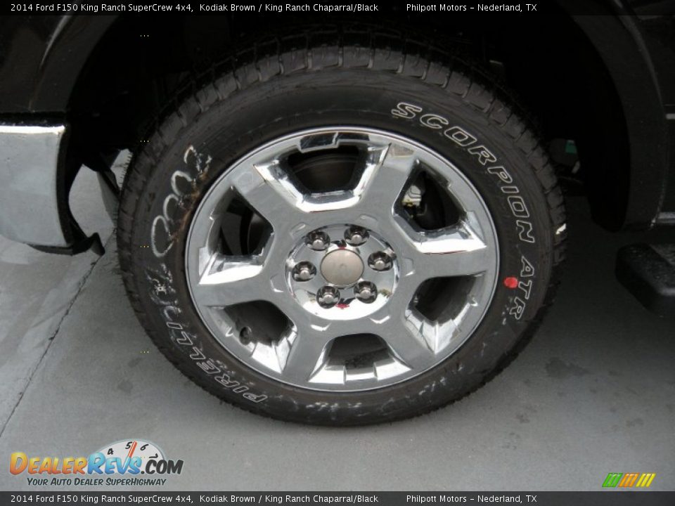 2014 Ford F150 King Ranch SuperCrew 4x4 Kodiak Brown / King Ranch Chaparral/Black Photo #11