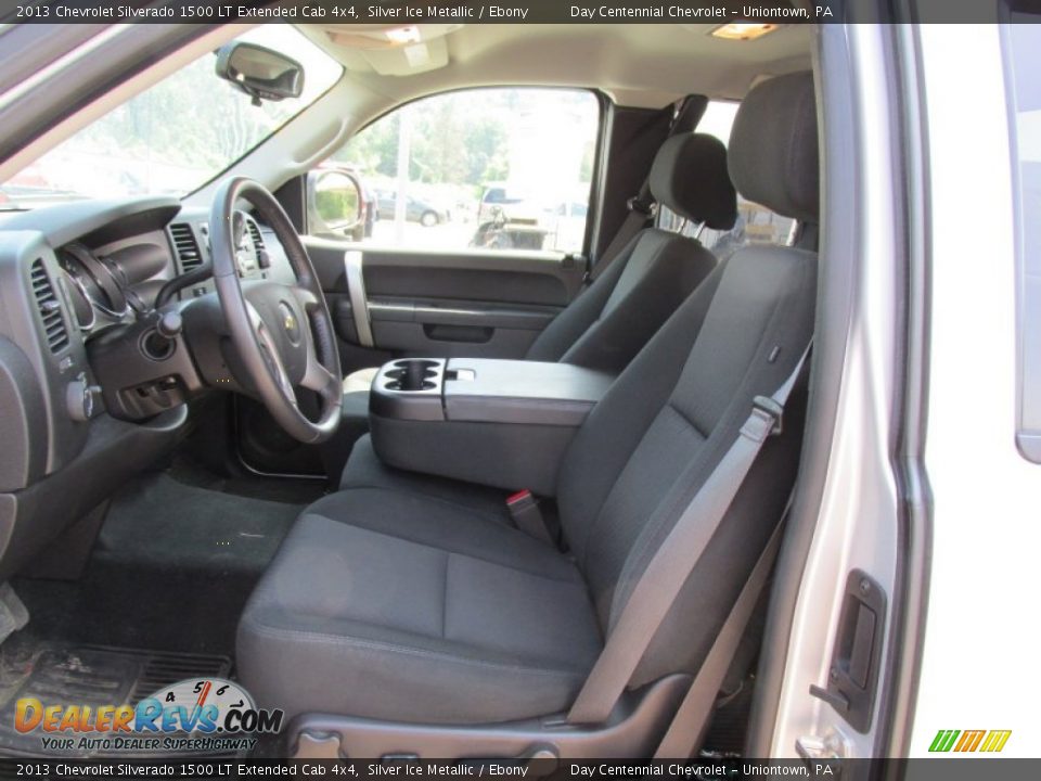 2013 Chevrolet Silverado 1500 LT Extended Cab 4x4 Silver Ice Metallic / Ebony Photo #13