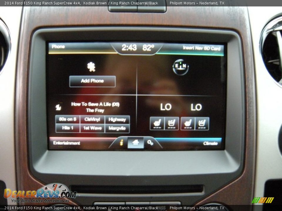 2014 Ford F150 King Ranch SuperCrew 4x4 Kodiak Brown / King Ranch Chaparral/Black Photo #33