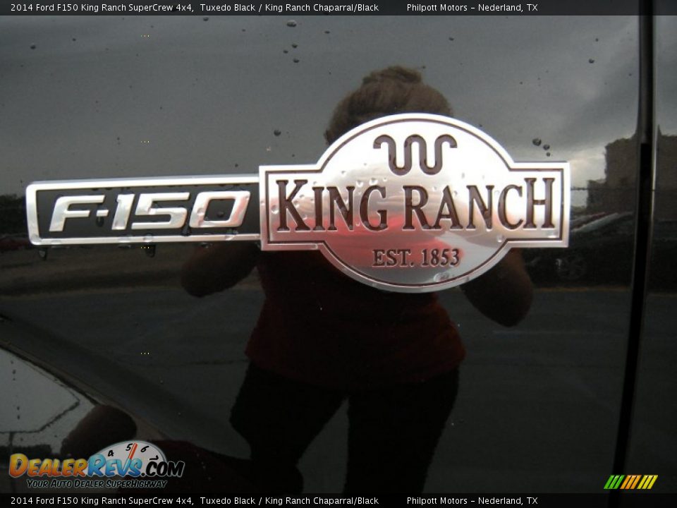 2014 Ford F150 King Ranch SuperCrew 4x4 Tuxedo Black / King Ranch Chaparral/Black Photo #13