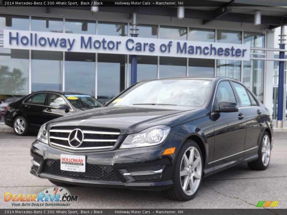 2014 Mercedes-Benz C 300 4Matic Sport Black / Black Photo #1