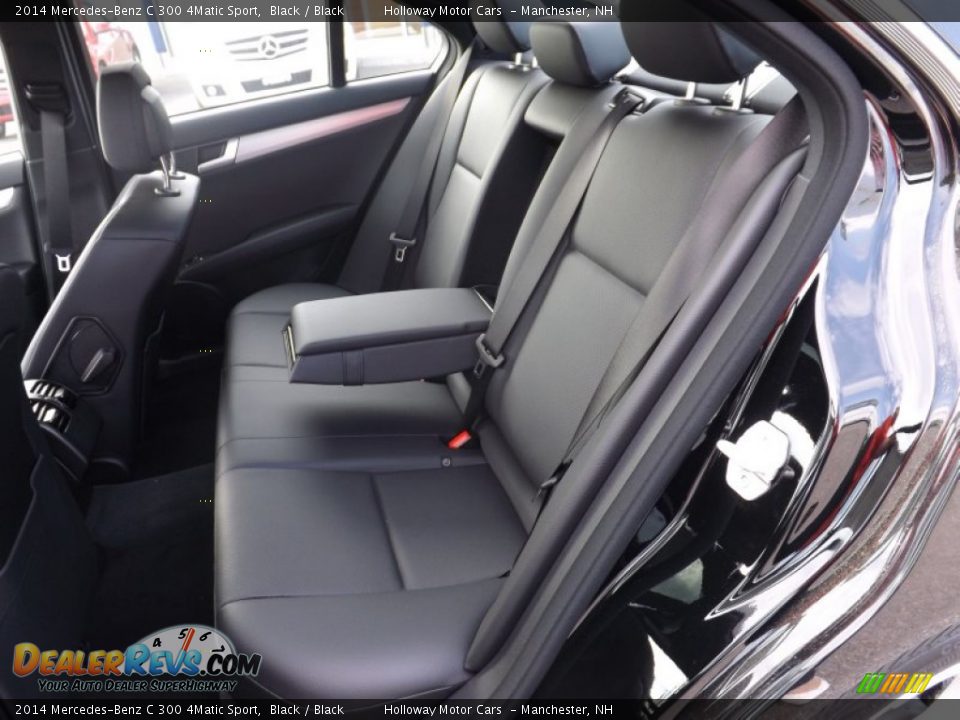 2014 Mercedes-Benz C 300 4Matic Sport Black / Black Photo #6