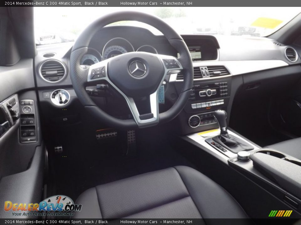 2014 Mercedes-Benz C 300 4Matic Sport Black / Black Photo #8