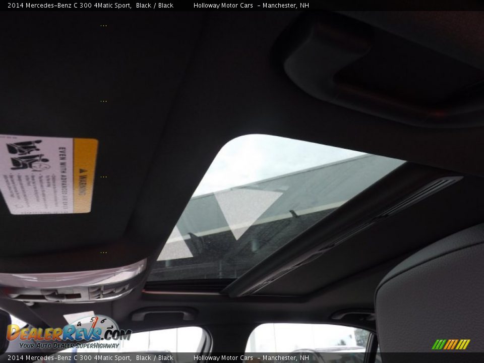 2014 Mercedes-Benz C 300 4Matic Sport Black / Black Photo #12