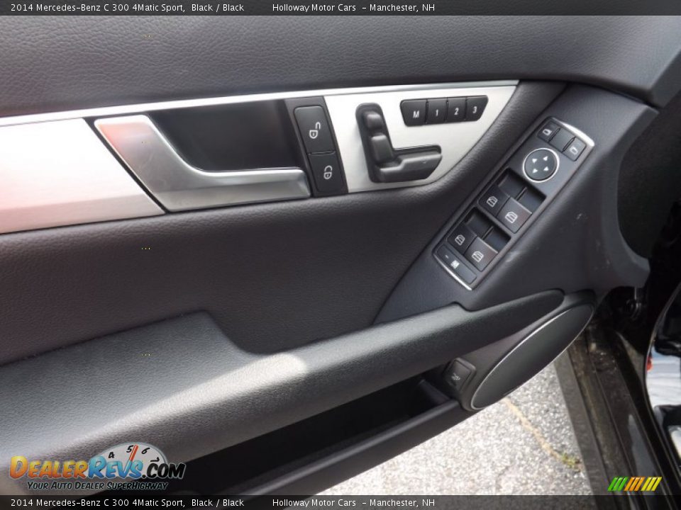2014 Mercedes-Benz C 300 4Matic Sport Black / Black Photo #15