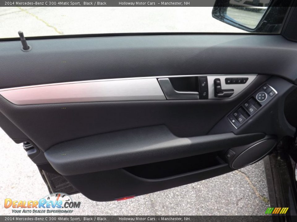 2014 Mercedes-Benz C 300 4Matic Sport Black / Black Photo #17