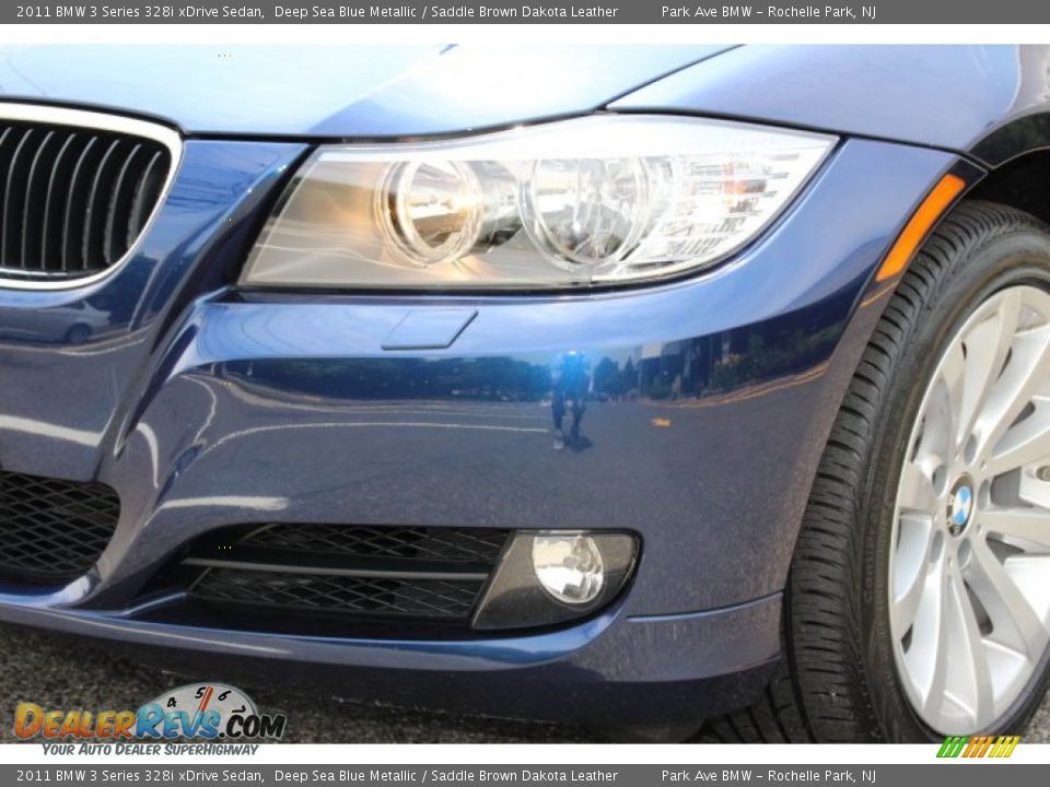 2011 BMW 3 Series 328i xDrive Sedan Deep Sea Blue Metallic / Saddle Brown Dakota Leather Photo #30