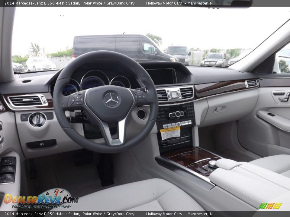 Gray/Dark Gray Interior - 2014 Mercedes-Benz E 350 4Matic Sedan Photo #7