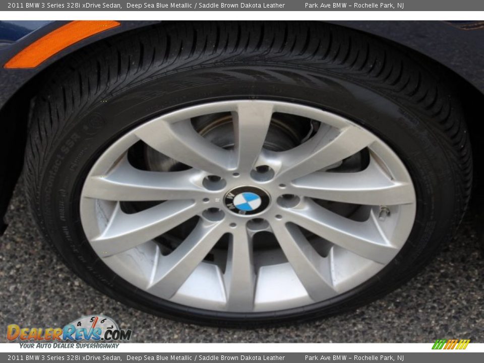 2011 BMW 3 Series 328i xDrive Sedan Deep Sea Blue Metallic / Saddle Brown Dakota Leather Photo #32