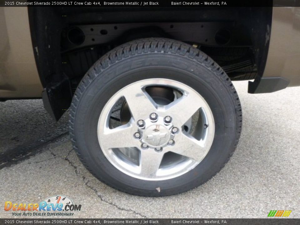 2015 Chevrolet Silverado 2500HD LT Crew Cab 4x4 Brownstone Metallic / Jet Black Photo #9