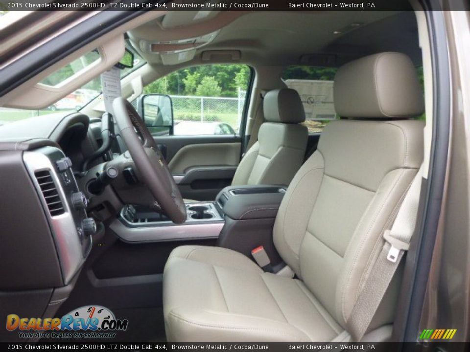 2015 Chevrolet Silverado 2500HD LTZ Double Cab 4x4 Brownstone Metallic / Cocoa/Dune Photo #11