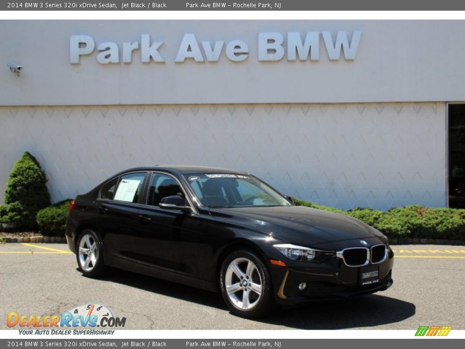 2014 BMW 3 Series 320i xDrive Sedan Jet Black / Black Photo #1