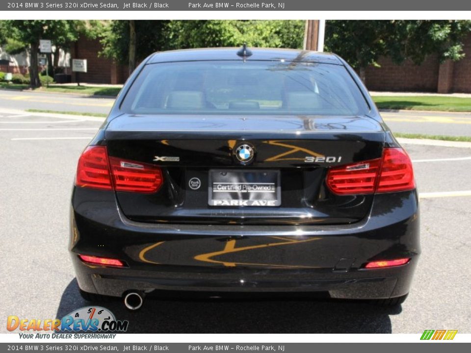 2014 BMW 3 Series 320i xDrive Sedan Jet Black / Black Photo #4