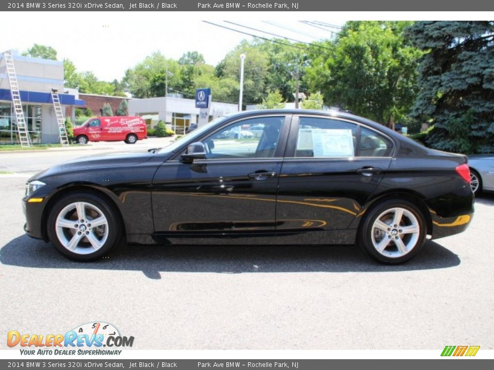2014 BMW 3 Series 320i xDrive Sedan Jet Black / Black Photo #6