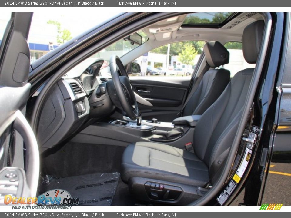 2014 BMW 3 Series 320i xDrive Sedan Jet Black / Black Photo #11