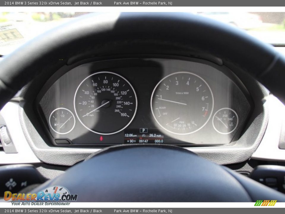 2014 BMW 3 Series 320i xDrive Sedan Jet Black / Black Photo #20