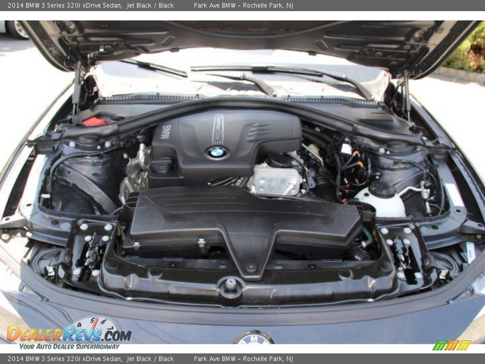 2014 BMW 3 Series 320i xDrive Sedan Jet Black / Black Photo #29