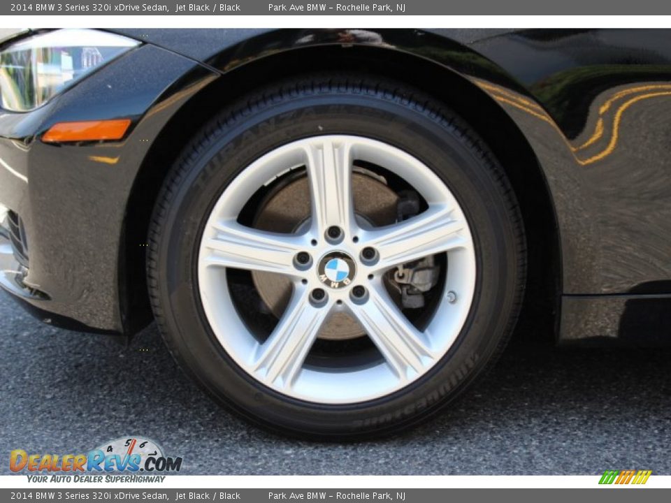 2014 BMW 3 Series 320i xDrive Sedan Jet Black / Black Photo #31