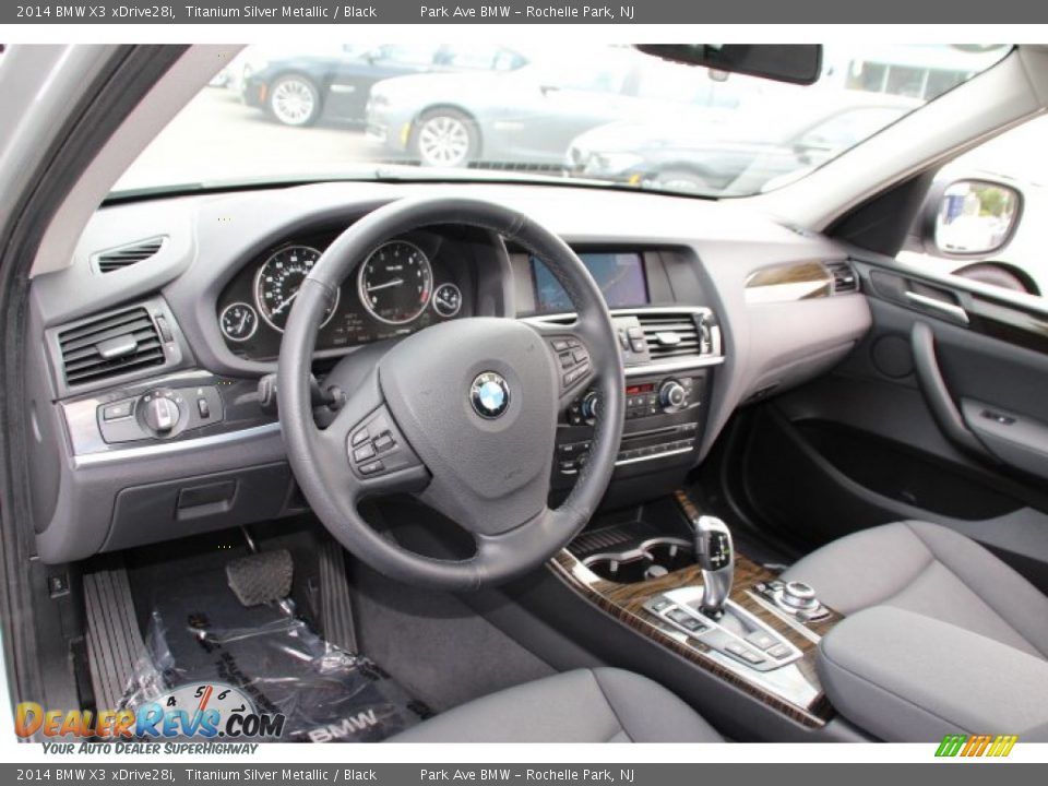 2014 BMW X3 xDrive28i Titanium Silver Metallic / Black Photo #10