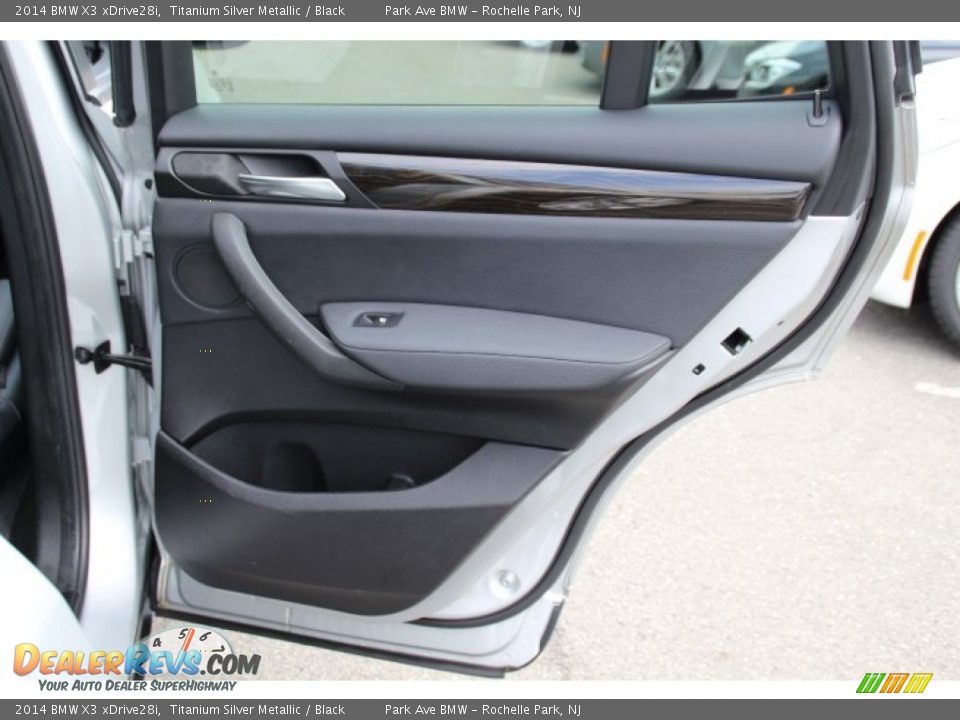 2014 BMW X3 xDrive28i Titanium Silver Metallic / Black Photo #23